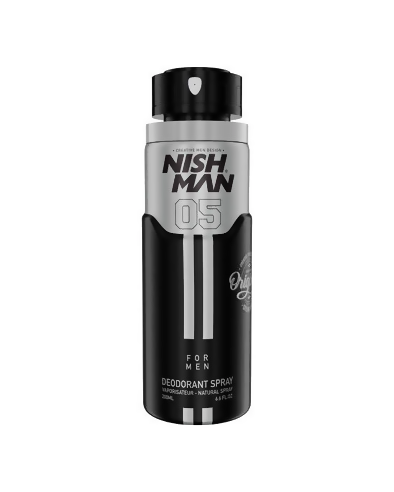 9514e19c282b4b441dba089821e1b92d بخاخ مزيل ومعطر لرائحة الجسم نيشمان رقم 05 - حجم 200 مل - الصورة 1