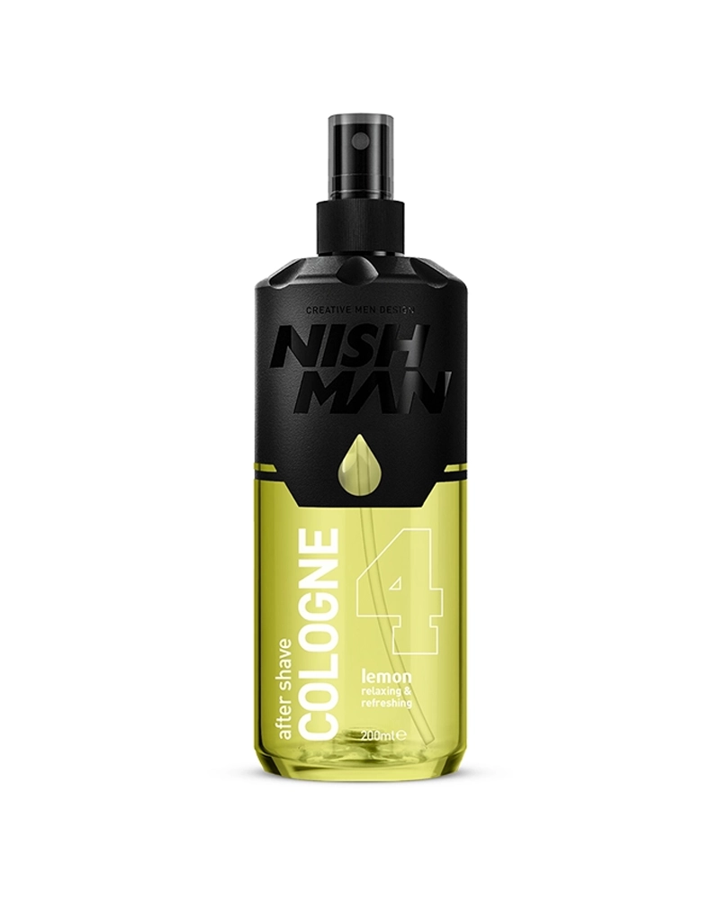 Nishman_AfterShaveCologne04_70derece_200ml نيشمان كولونيا ليمون ترطيب البشرة بعد الحلاقة 200 مل - الصورة 1