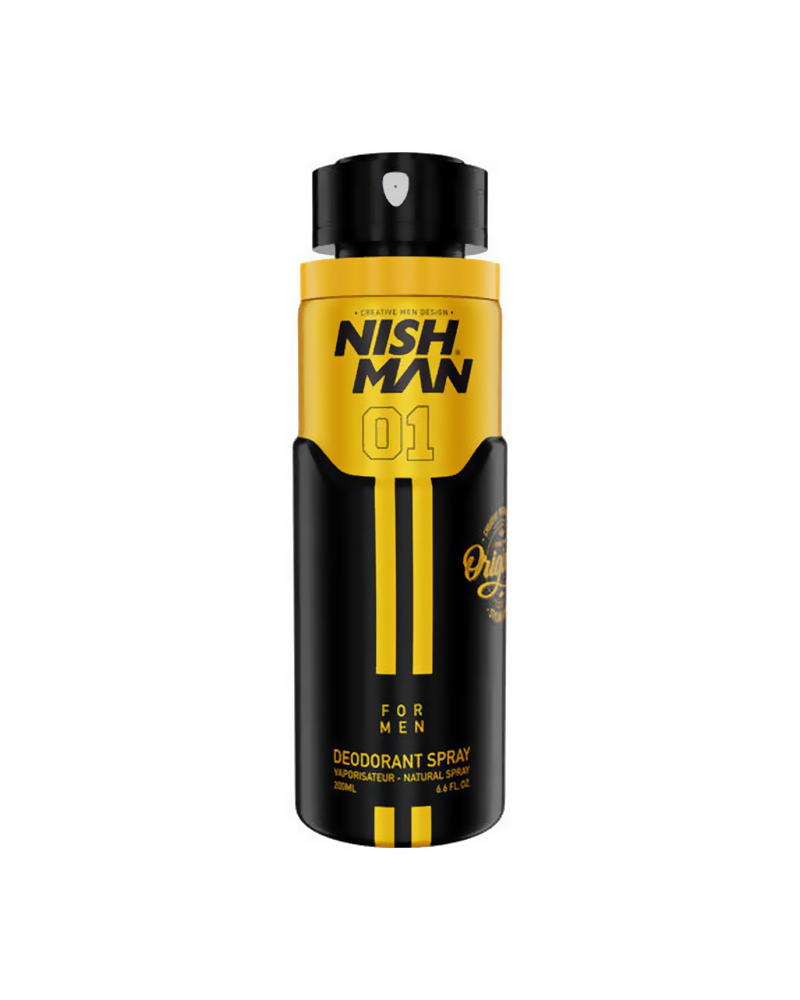 bea2e1702e4d0b8e4971a82d097b966e بخاخ مزيل ومعطر لرائحة الجسم نيشمان رقم 01 - حجم 200 مل - الصورة 1
